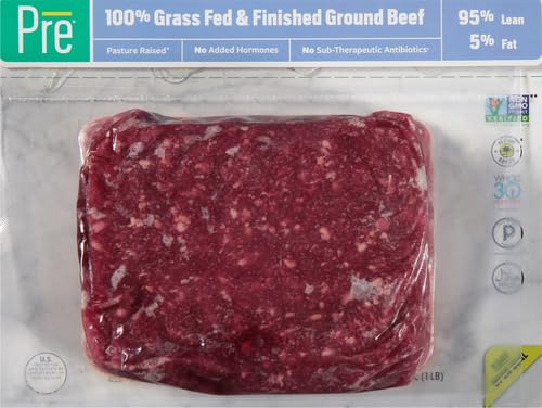 Pre, Ground Beef 95% Lean/5% Fat, Grass-Fed, Pasture-Raised, 1 lb