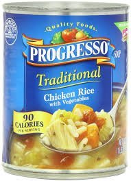 Progresso, Traditional Soups, 18.5oz Can (Pack of 6) (Chicken Rice with Vegetables)