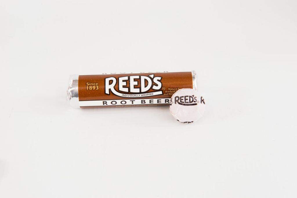 Reeds Root malt-inspired Candy Rolls - Traditional Hard Candy, Creamy Flavor, 24 Count Pack
