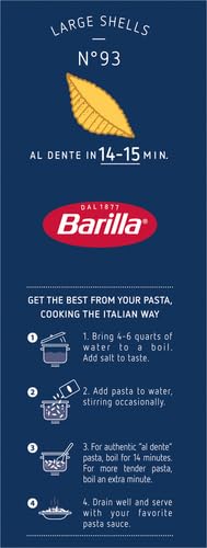Barilla Large Shells Pasta, 16 oz