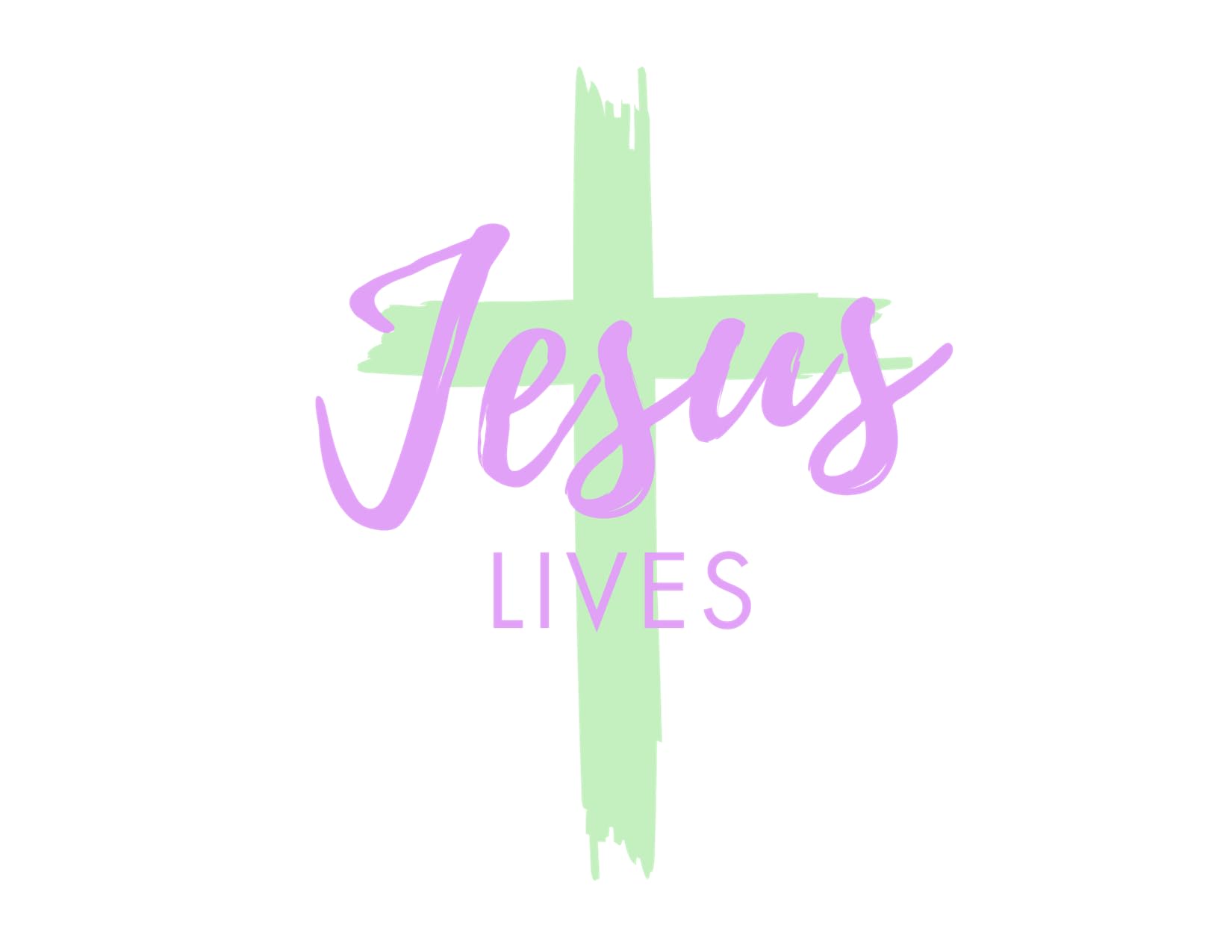 Jesus Lives Edible Icing Image for 1/4 sheet cake