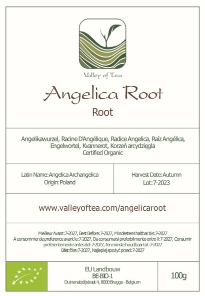 Angelica Root Organic Tea Dried - Roots Dry - Angelica Archangelica - Angelica Root Herb Angelica Roots Angelica Herb Angellica
