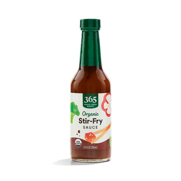 365 by Whole Foods Market Organic Stir-Fry Cooking Sauce, 9.5 Fl Oz - Perfect for Quick Meals, Vegan-Friendly