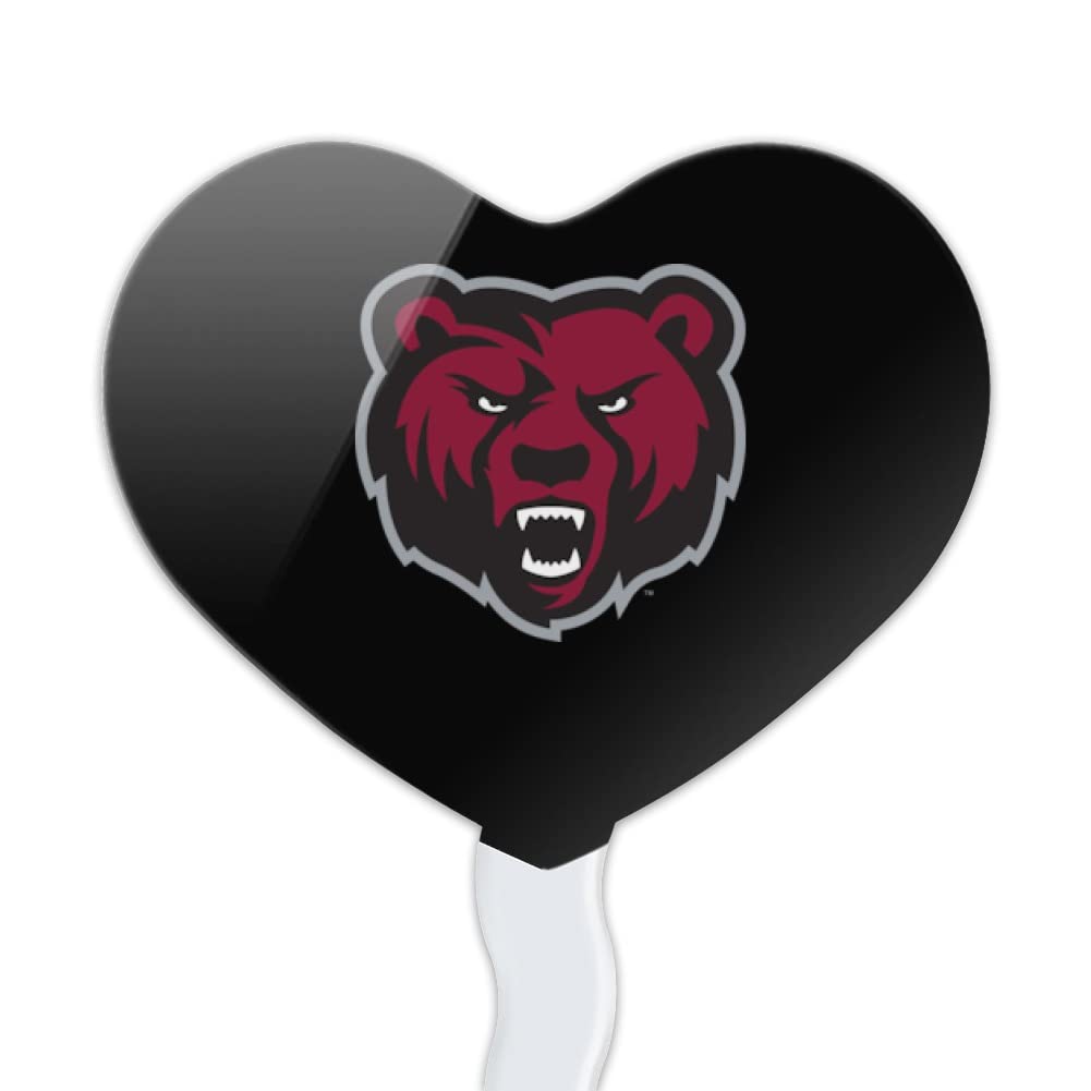 GRAPHICS & MORE Cupcake Picks Set of 6, Acrylic, Heart Love Design, One Size, State University of New York at Potsdam