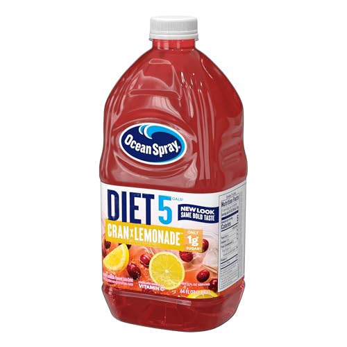 Ocean Spray Diet Cran-Lemonade Juice Drink, 64 Fl Oz Bottle, Pack of 8