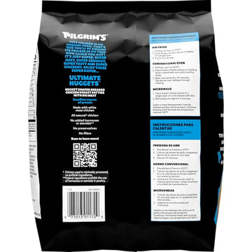 Pilgrims Ultimate Nuggets | Fully Cooked | 11 G Protein | Frozen |1.50 LB