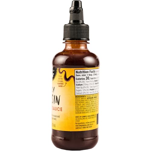 Simply Asia Drizzle Sauce, Spicy Hoisin, Savory, Spicy & Sweet Condiment Sauce For Drizzling On Noodles, Rice Bowls, Stir-Fry, S