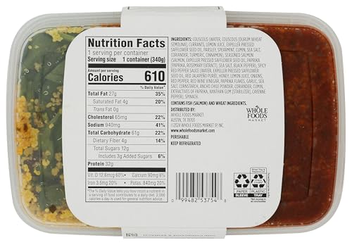 Whole Foods Market Kitchens Spicy Red Pepper Salmon meal, 12 OZ