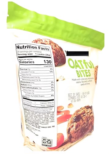 OATful Bites | Delicious Bites Made with Rolled Oats, Dried Apricots, Raisins, Flax Seeds, Sunflover Seeds and Honey | Good Sour