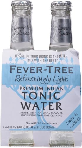 FEVER-TREE Lite Tonic Water 4 Pack, 6.8 FZ