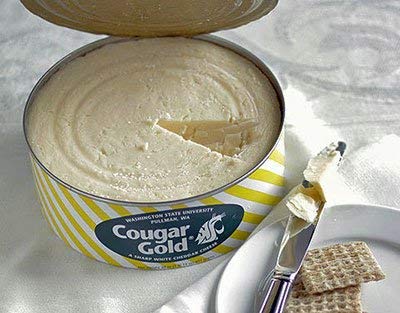 SU Creamery Wazzu Cougar Gold Sharp White Cheddar Cheese (30oz Can) (4-Can Pack)