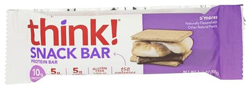 Think! Thin Protein and Fiber Bar - SMores - Case of 10 - 1.41 oz(D0102HP6V0A.)