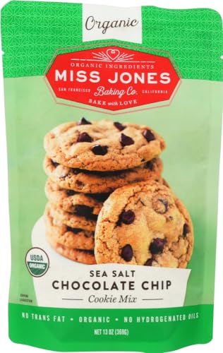 Miss Jones Baking Organic Cookie Mix, Sea Salt Chocolate Chip (Pack Of 1)