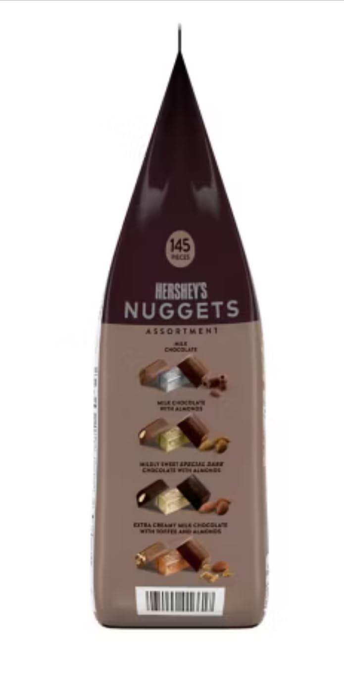 Hersheys Nuggets Chocolate-Assortment 145pcs -52 Oz Bag