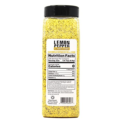 Kingsford Badia Lemon Pepper All-Purpose Seasoning, 1.5 lbs (Pack of 2)