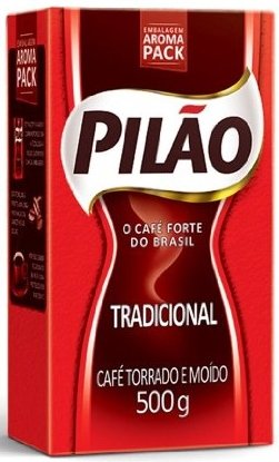 Coffee Rost and Ground - Caf   Torrado e Mo  do - Pilao 17.60oz. (500g) - GLUTEN-FREE - (PACK OF 16)
