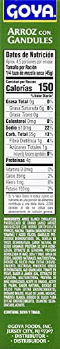 Goya Rice & Pigeon Peas Arroz con Grandules , 7oz., Pack of 12