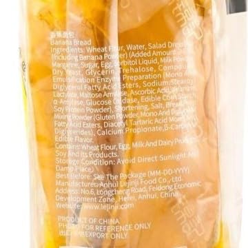 Yummy99 Asian Banana Bread Sticks - Soft, Individually Wrapped, 6 pcs/Bag, 13.4 oz, Perfect Breakfast Snack