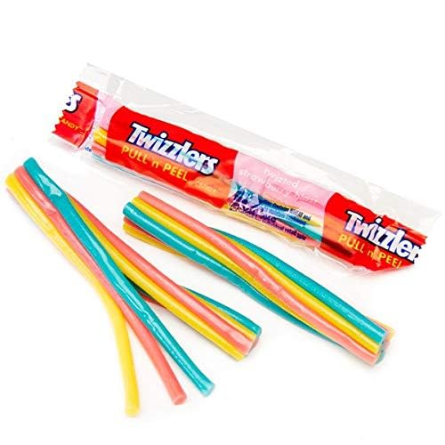 Pull-Apart Strawberry Blast Licorice Candy - 50-Piece Easter Pastel Bulk Pack, Perfect For Basket Stuffing, Spring Treats, Snack