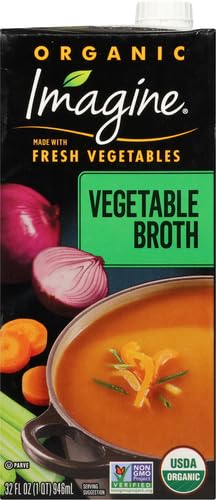 Imagine Organic Vegetable Broth 32 oz (Pack of 6)