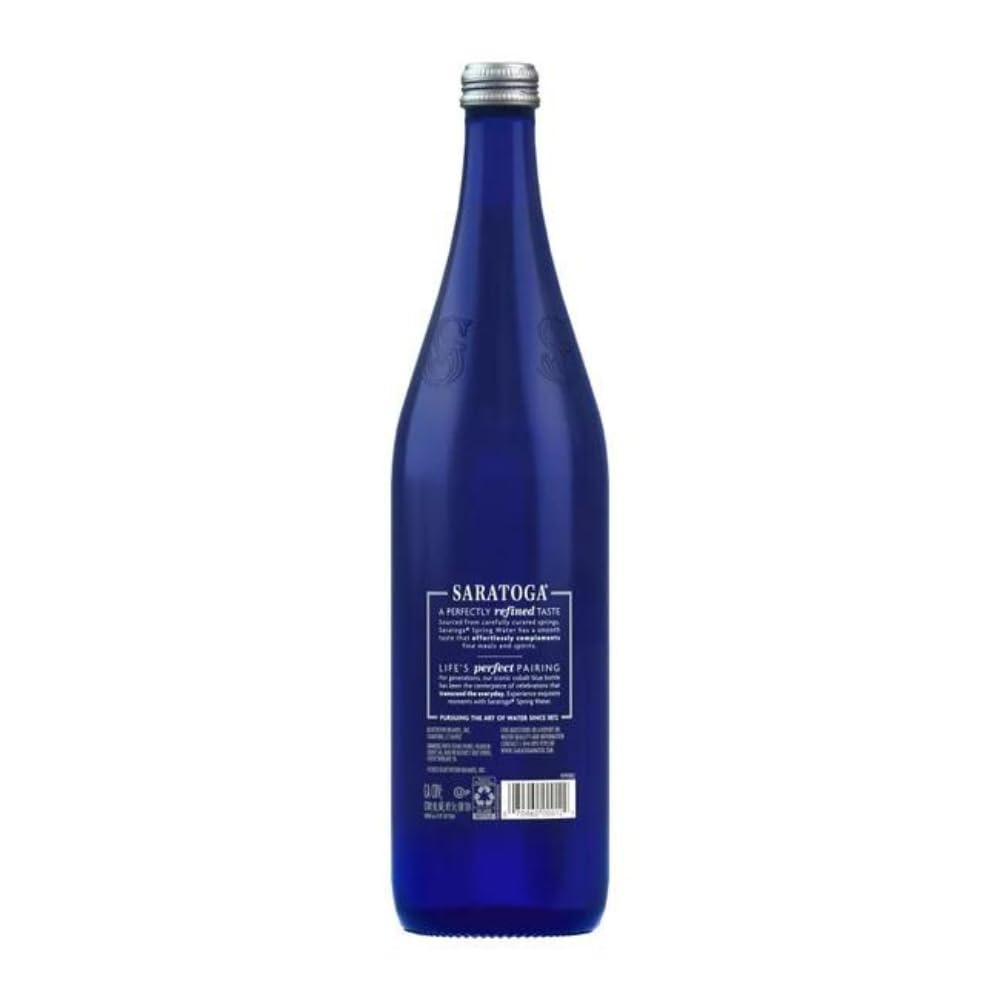 Generic Natural Spring Water, 28oz Glass Bottles, 6 Pack