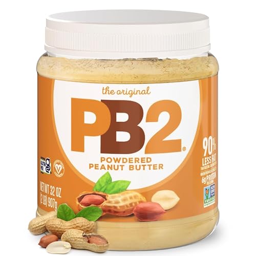 PB2 Original Powdered Peanut Butter - 6g of Protein, 90% Less Fat, Certified Gluten Free, Only 60 Calories per Serving, Perfect