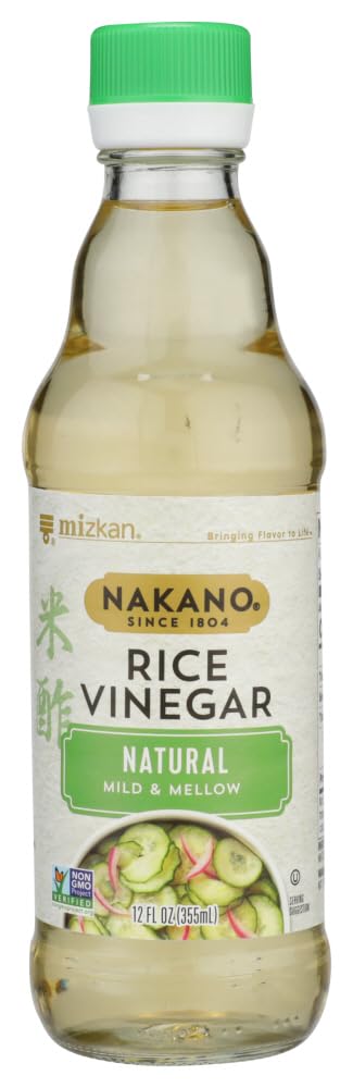 Nakano Natural Rice Vinegar, 12 Ounce (Pack of 2)