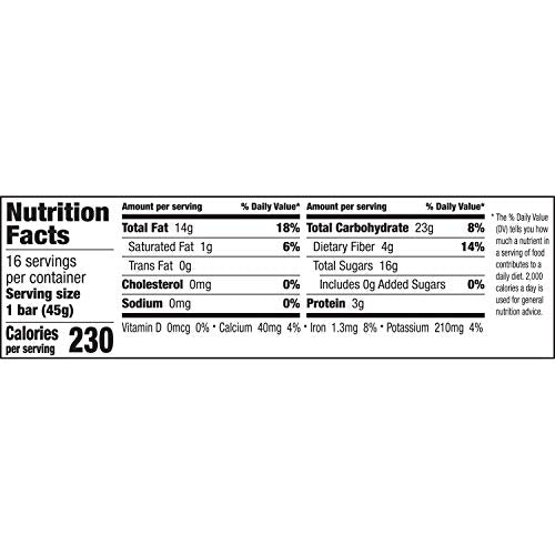 Larabar Pecan Pie  Gluten Free Vegan Fruit & Nut Bar  1.6 oz Bars  16 Ct