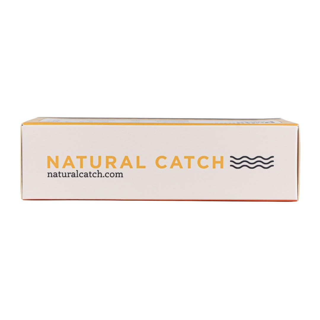 Natural Catch Wild Sardines in Organic Extra Virgin Olive Oil, 4.4 oz Can, Pack of 12