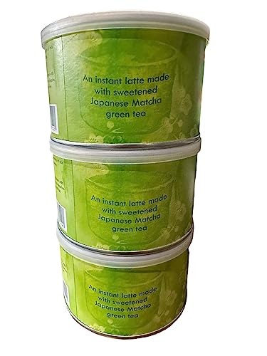 Trader Joe's Matcha Green Tea Latte Mix - 8 Ounce (Pack of 3) - Creamy, Convenient, Delicious Matcha Drink Mix