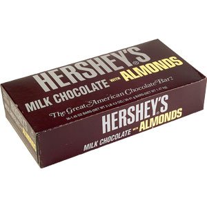 Hershey'S Milk With Almond, 36-Count