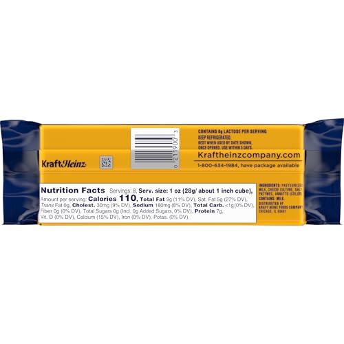 Kraft Cheese Chunk Cheese, Colby, 8 oz