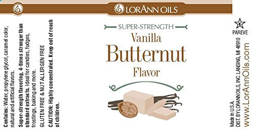 LorAnn Vanilla Butternut SS Flavor, 16 ounce bottle