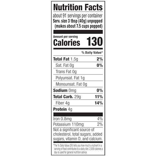 Orville Redenbachers Gourmet Popcorn Kernels, Original Yellow, 8 lb.