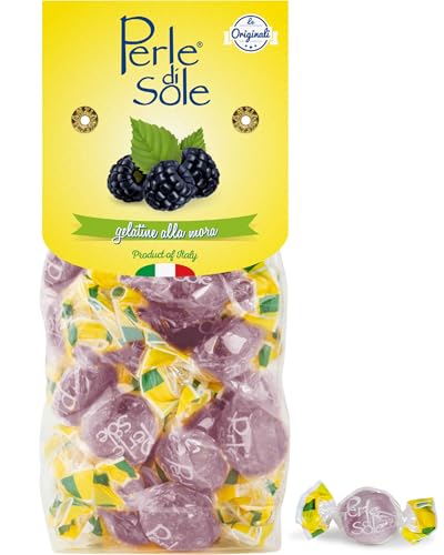 Perle di Sole Blackberry Jellies — Italian Fruit Gelée (7 oz / 200g)