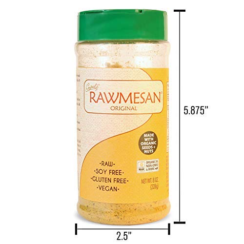 Vegan Nutritional Yeast Seasoning, Gopals Rawmesan Original (Parmesan Cheese Alternative) - 8 Ounces