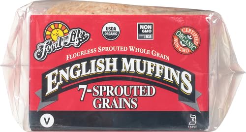 Food For Life Organic 7 Grain English Muffins, 16 Oz