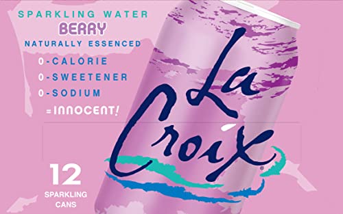 La Croix Sparkling Water, Berry, 12 Fl Oz (Pack Of 12)