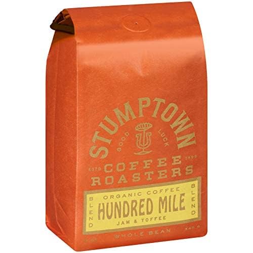 Stumptown Coffee Roasters Medium Roast Whole Bean Coffee | Organic | Hundred Mile | Jam and Toffee Notes | 24 Ounces
