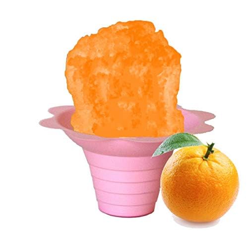 Hypothermias Orange Ready To Use Gallon (128 Fl. Oz) Hawaiian Snow Cone Flavors Syrup - Shaved Ice, 100% Pure Cane Sugar
