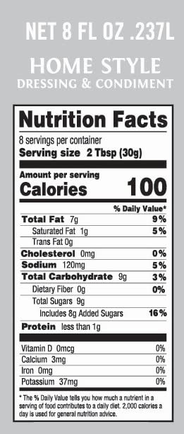 Dorothy Lynch Salad Dressing | Sweet & Spicy | Thick & Creamy | Salads, Dips, Sauces, & Marinades | French Style Condiment | Tangy | Gluten Free | No Trans Fat | Usa Made (Home Style, 8 Oz & 16 Oz)