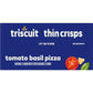 Triscuit Thin Crisps Tomato Basil Pizza Whole Grain Wheat Crackers, Lunch Snacks, Bulk Snack Crackers, 6-7.1 oz Boxes