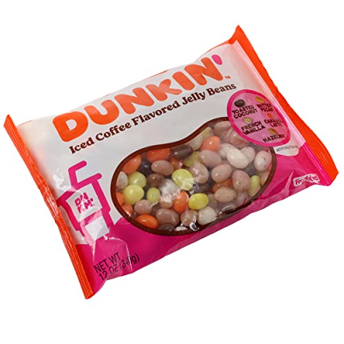 Dunkin Iced Coffee Easter Jelly Beans, 12 oz Bag (Pack of 2)