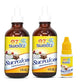 Concentrated Liquid Sucralose Sweetener, 4Oz/120Ml Glass Bottle (2900 Servings), 2-Pack |One Travel Size Bottle 0.5Oz/15Ml (360 Servings)