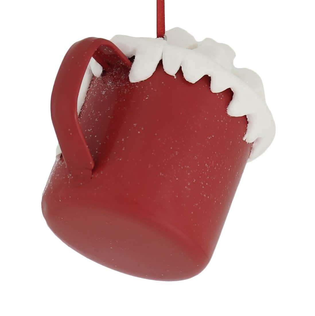 Hot Cocoa Cup With Marshmallows Ornament For Christmas