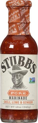 Stubbs Chiles, Lime & Ginger Pork Marinade, 12 oz (Pack of 6)