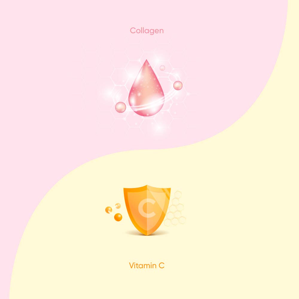 EVERYDAZE Essential Cs Konjac Jelly | Peach | Vegan Collagen Peptides, Gluten Free, Sugar Free, Low Calorie | Healthy Drinkable