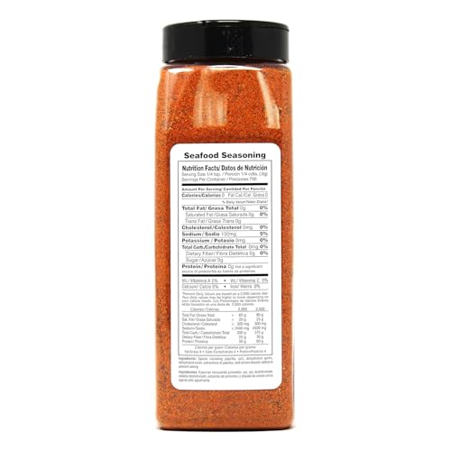 Badia Blackened Seafood Seasoning Creole Blend 1.5 Pound - Savory Blend, Bold Southern Flavor, No MSG