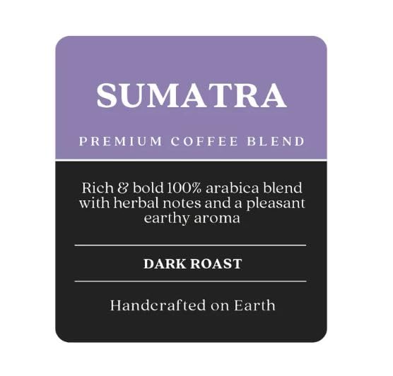 Copper Moon Whole Bean Coffee, Dark Roast, Sumatra Blend, 5 Lb