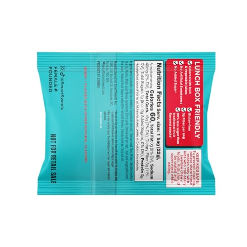 SmartSweets Sweet Fish Minis Snack Pack | 0.78 oz (Pack of 8) | Low Sugar and Calorie Sweet Gummy Candy | Healthy Snacks for Kid